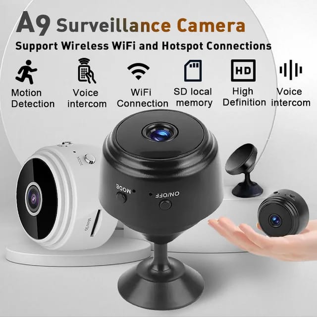 A9 WiFi Mini Camera HD 1080p Wireless Video Recorder