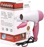 Nova Professional Hair Dryer – 1000W Foldable High Speed Travel Hair Dryer - Image 6