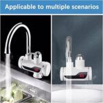 Hot Water Tap Instant Heating Electric Water Heater Faucet instant electric water heater tap instant electric geyser Electric Water Tap Water Heater Digital Display - Image 2