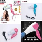 Nova Professional Hair Dryer – 1000W Foldable High Speed Travel Hair Dryer - Image 3