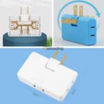 3 in 1 Rotatable Socket Converter – Multi Plug Adapter with 360° Rotation - Image 3