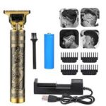 T9 Professional Hair & Beard Trimmer – Plastic Body | Cordless Grooming Machine - Image 8