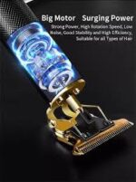 T9 Professional Hair & Beard Trimmer – Plastic Body | Cordless Grooming Machine - Image 6