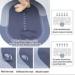 Non-Slip Super Absorbent Bathroom Mat – Diatomite Quick-Dry Foot Mat - Image 3