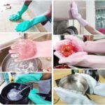 Magic Silicone Washing Gloves – Heat-Resistant Cleaning Gloves with Scrub Bristles - Image 5