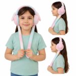 Cute Rabbit Earmuffs for Girls – Soft Plush Winter Ear Warmers - Image 5