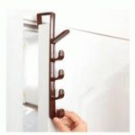 Multifunctional 5-Hook Wall & Door Hanger – Plastic Hanging Hook Holder (1pc) - Image 3