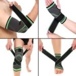 Professional Knee Support – Breathable Sports Knee Pad with Cross Strap & Adjustable Pressure - Image 3
