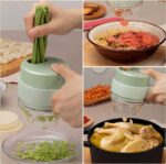 4 In 1 Portable Electric Vegetable Cutter – Mini Wireless Food Processor & Garlic Chopper - Image 3