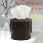 Modern Round Tissue Box Holder – Luxury Striped Tissue Organizer for Living Room - Image 4