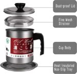 1.4L Stainless Steel Oil Pot – Grease Keeper with Mesh Strainer - Image 2