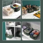 Royal Acrylic Desktop Organizer – Crystal Clear Multi-Purpose Storage Basket - Image 5