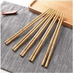 Pack of 10 Pairs Reusable Chopsticks – Non-Slip Premium Sushi Sticks for Daily Use - Image 5