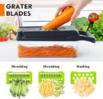 16-in-1 Vegetable Cutter – Multifunctional Vegetable Chopper & Mandoline Slicer for Kitchen - Image 4