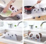Panda Kitchen Sink Splash Guard – Water Splash-Proof Silicone Barrier for Sink - Image 5