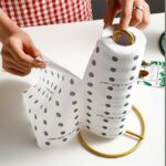 Metal Tissue Roll Stand – Heavy Duty Vertical Paper Towel Holder for Kitchen - Image 7