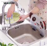 Panda Kitchen Sink Splash Guard – Water Splash-Proof Silicone Barrier for Sink