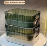 Royal Acrylic Desktop Organizer – Crystal Clear Multi-Purpose Storage Basket - Image 4
