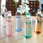 500ml Motivational Water Bottle – Transparent Timeline Bottle with Time Markers - Image 5
