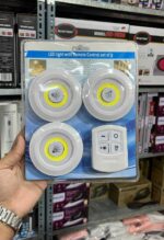 Remote Control LED Puck Lights (3 Pack) – Wireless Tap Lights for Closet & Cabinet - Image 2