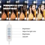 Hollywood Style Vanity Mirror Lights – 10 Dimmable LED Bulbs with 3 Color Modes - Image 4