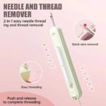 2-in-1 Needle Threader & Seam Ripper – Dual Head Sewing Tool for Easy Stitching - Image 3