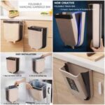 Foldable Hanging Trash Can – Wall Mounted Kitchen Cabinet Waste Bin - Image 4