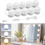 Hollywood Style Vanity Mirror Lights – 10 Dimmable LED Bulbs with 3 Color Modes - Image 3