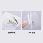 Pack of 10 Adhesive Single Hooks – Heavy Duty Transparent Wall Hooks for Home & Kitchen - Image 5