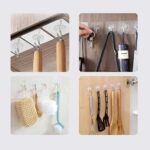 Pack of 10 Adhesive Single Hooks – Heavy Duty Transparent Wall Hooks for Home & Kitchen - Image 3